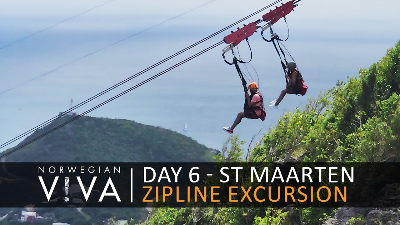 Norwegian Viva Cruise Day 6 St St Maarten Zipline Excursion | Norwegian Viva Cruise #365sol