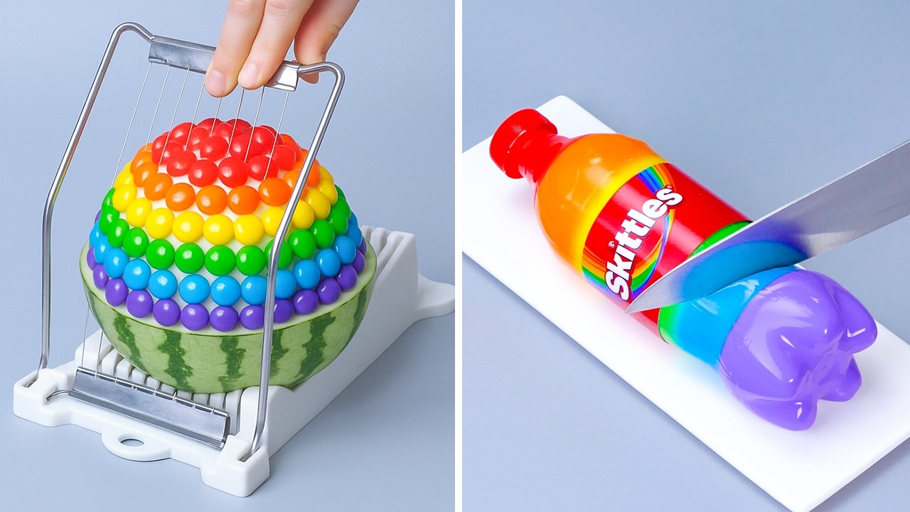 So Tasty & Colorful! Rainbow Dessert Decorating Compilation 🎂 Try Making This Amazing Rainbow Jelly