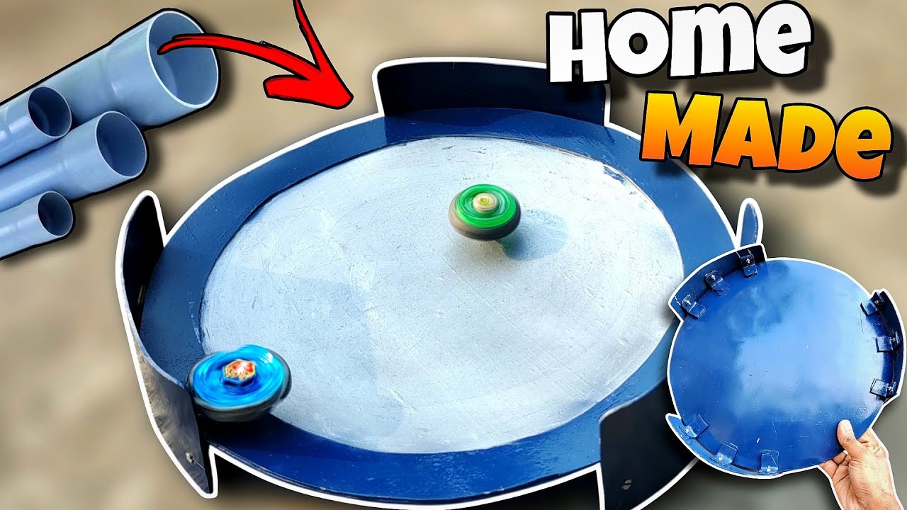 Make Beyblade Stadium By 5 inch PVC Pipe 🥰 At Home