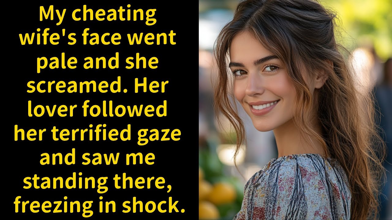 My cheating wife's face went pale and she screamed. Her lover followed her terrified gaze and saw me
