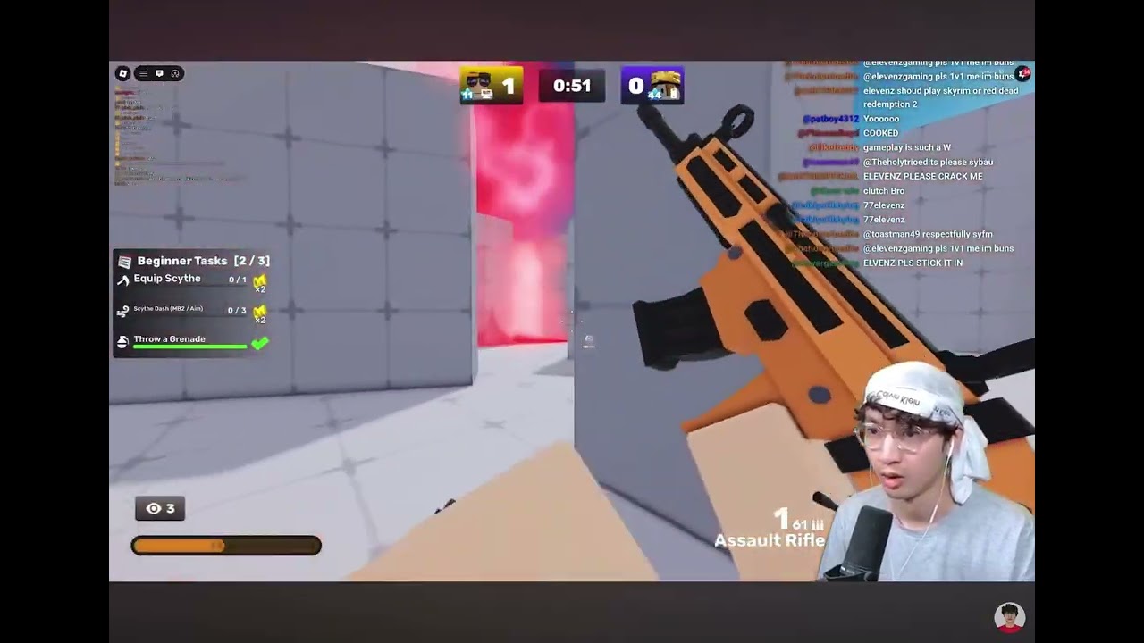 ElevenZ vs baconboi 1v1