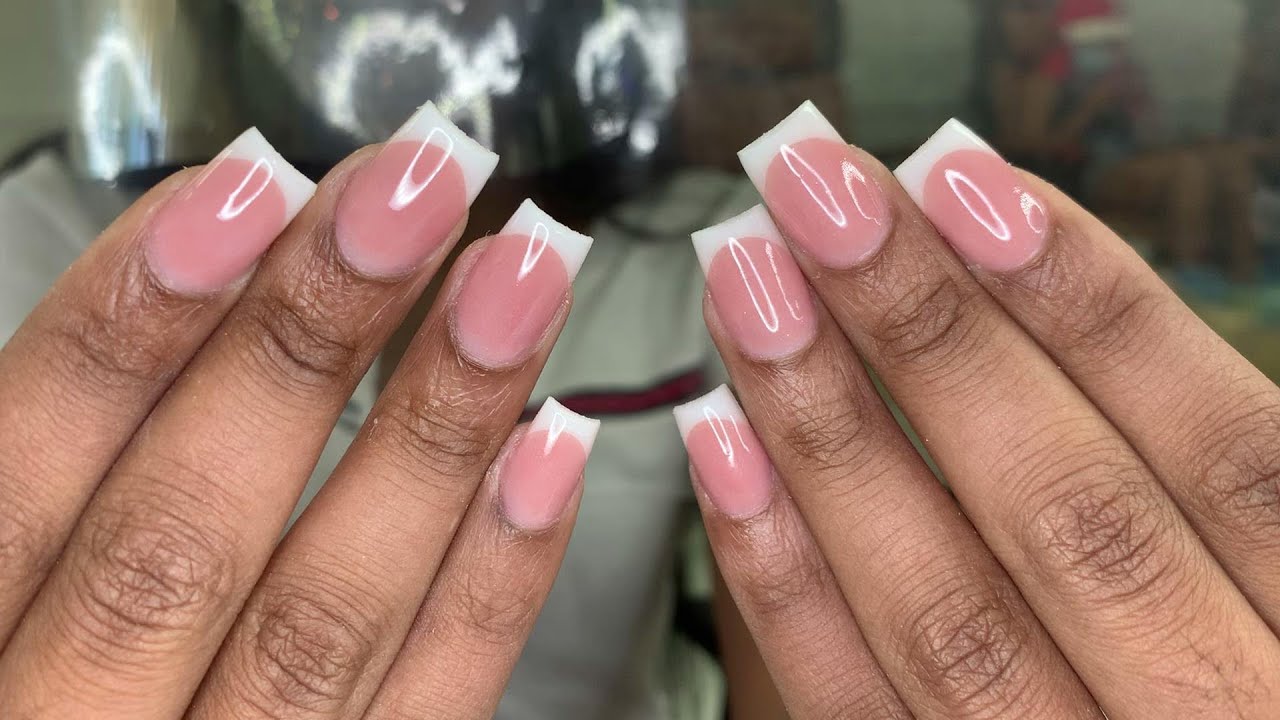 How To Cut Pink And White | Nails Tutorial |