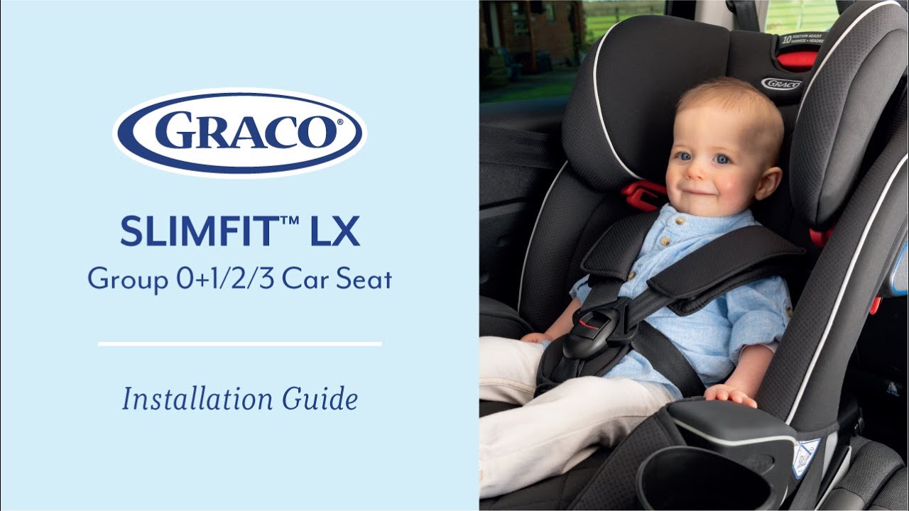 Graco SlimFit™ LX Group 0+/1/2/3 Car Seat Installation Video