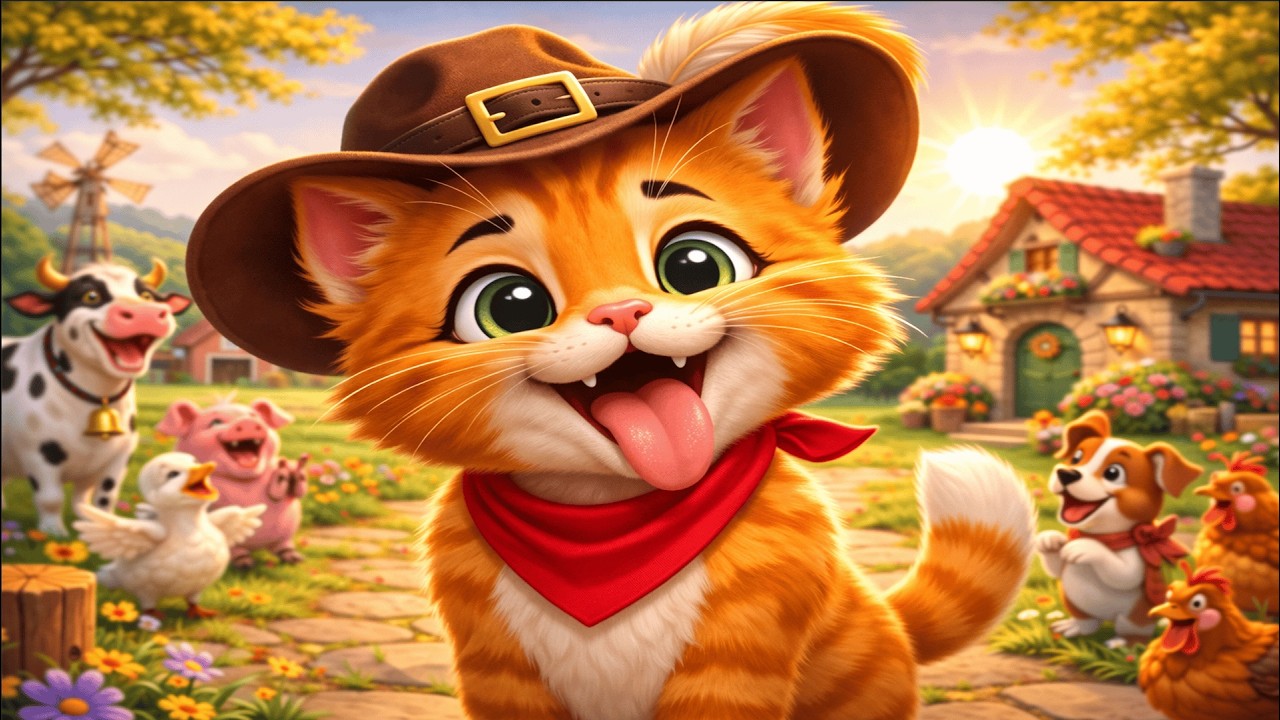 Motănelul Încălțat🐱 Poveste in limba romana | RILU KIDS  - Desene animate
