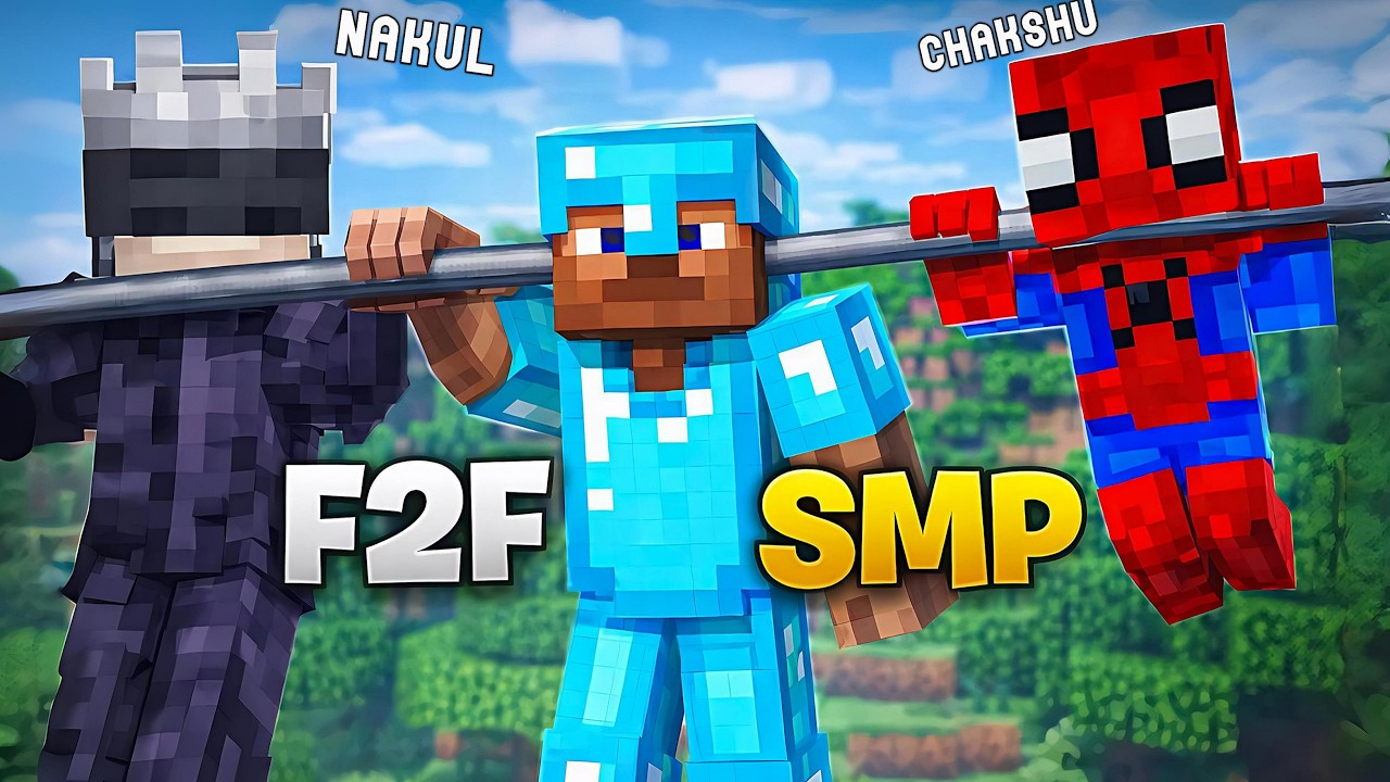 F2F SMP | Day 6 Ultimate Minecraft Multiplayer Survival Live 🔴#short #MinecraftLive #minecraft
