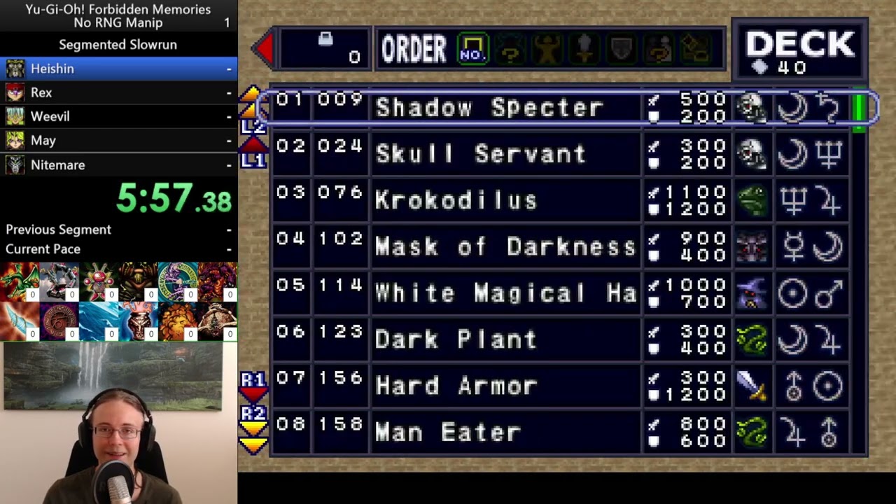 Yu-Gi-Oh! Forbidden Memories Any% 1 Card Speedruns (1) - Segmented Slowrun Part 1
