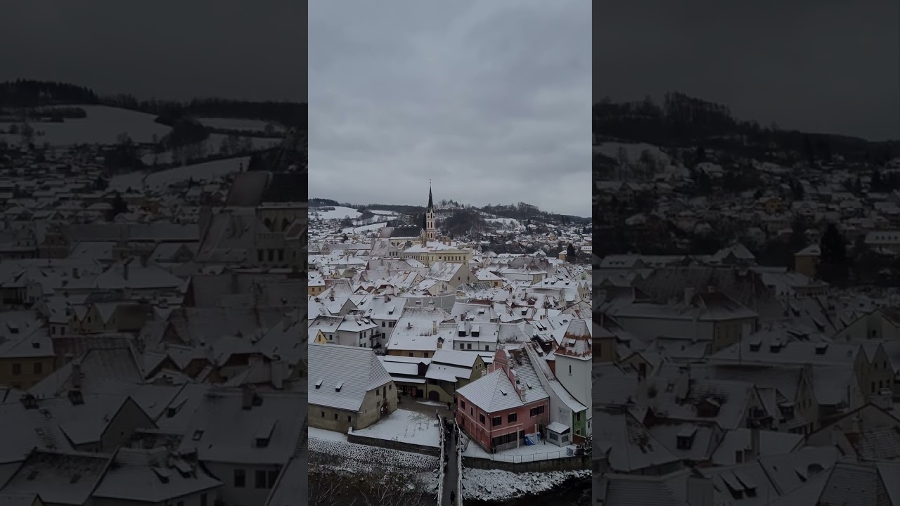 Два сказочных города Чехии - Ческе-Будеёвице и Чески-Крумлов. Зимняя сказка, которая очаровует
