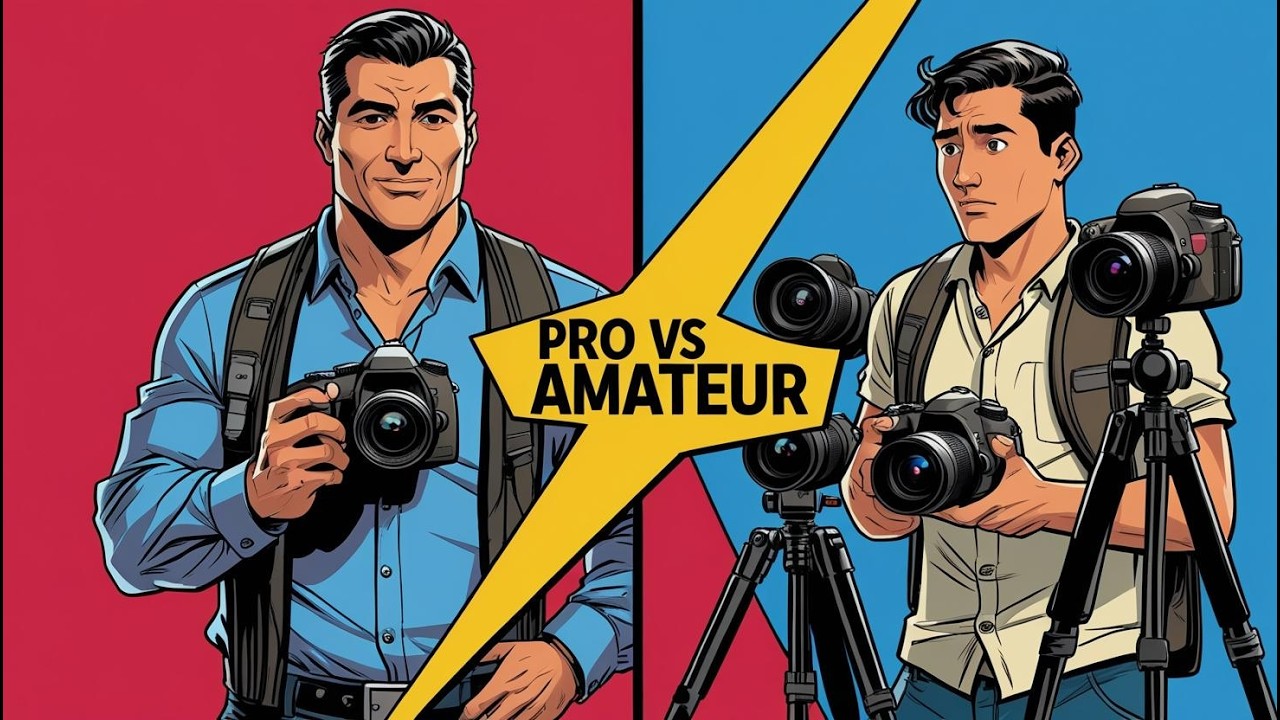 Photographe débutant ou pro ? Découvre les vraies différences !