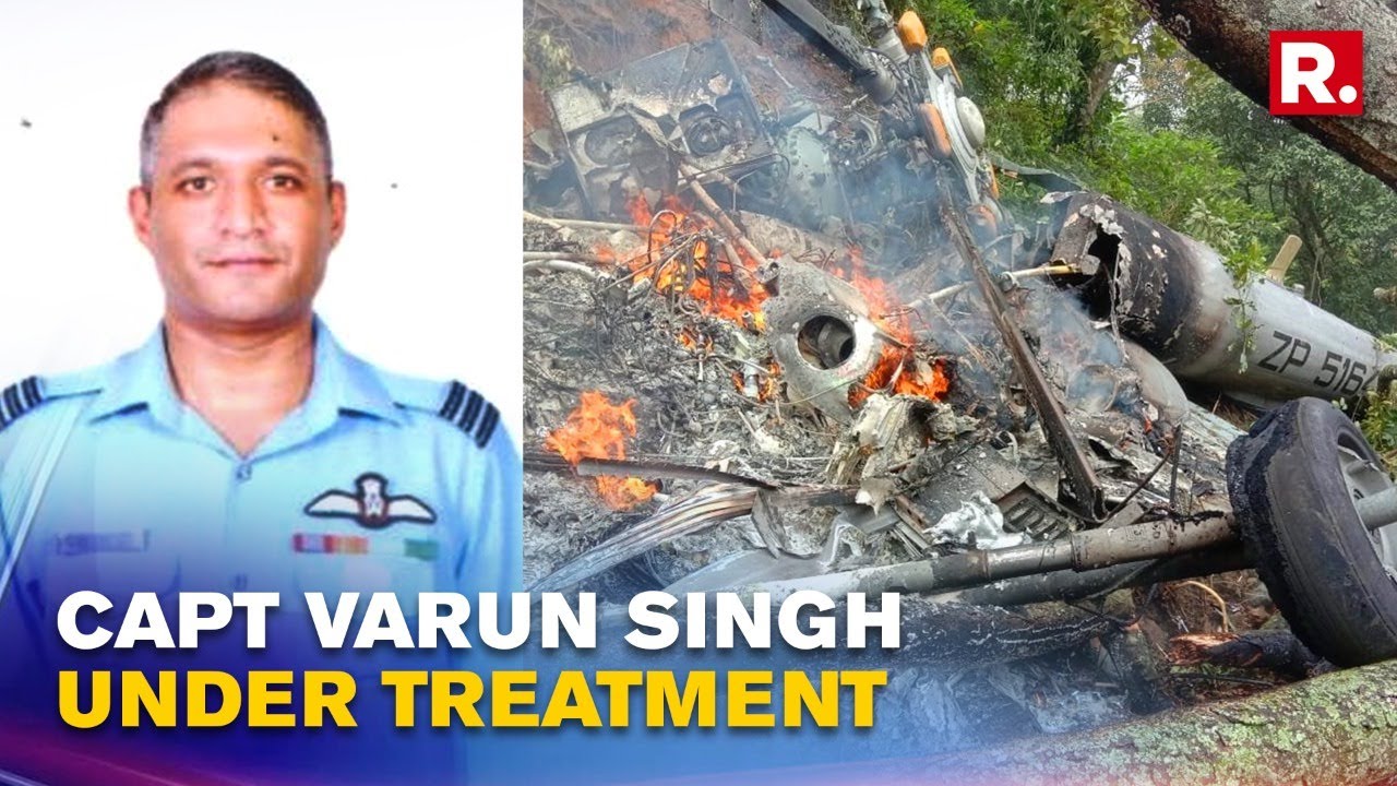 IAF Chopper Crash: Group Captain Varun Singh Battling For Life; Hospitalised in Wellington
