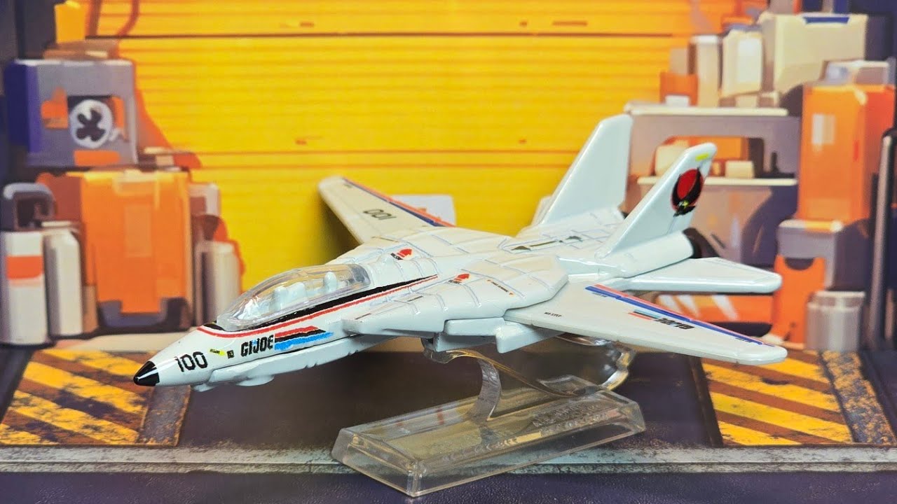 Grumman F14 Tomcat - Hotwheels Premium - Pop Culture - Unboxing.