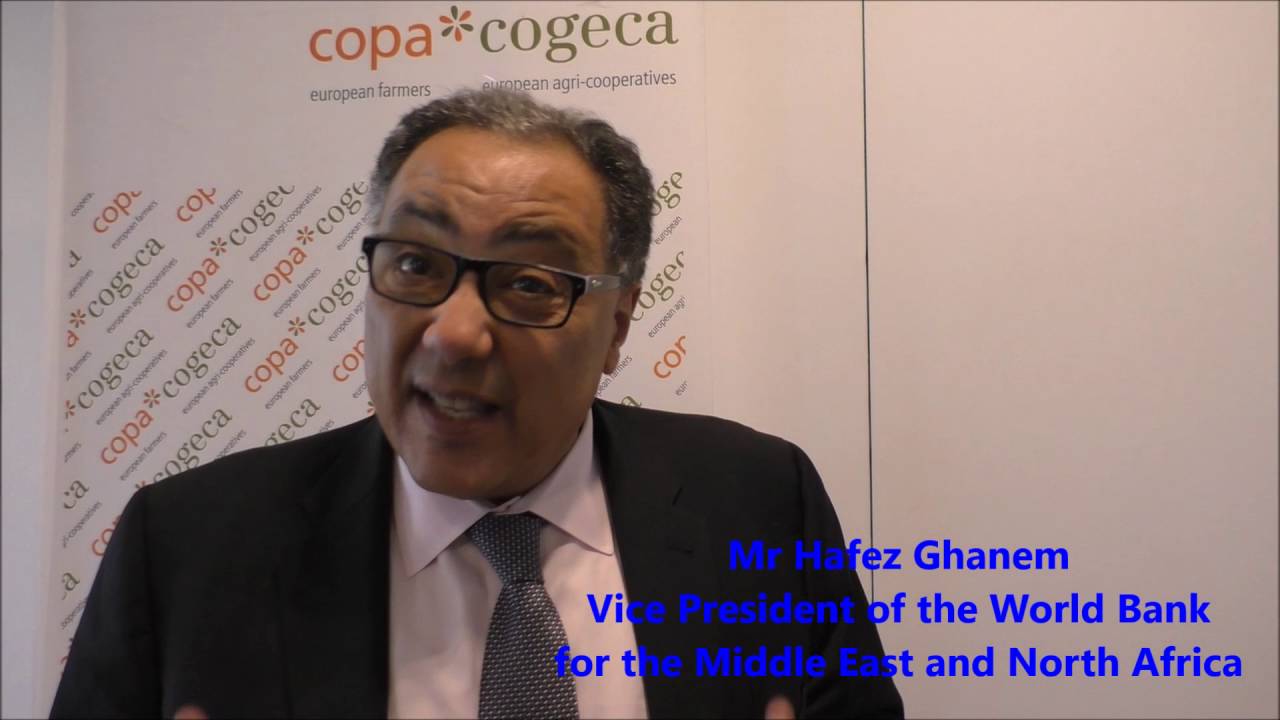 Mr Hafez Ghanem, from the World Bank on agriculture and security