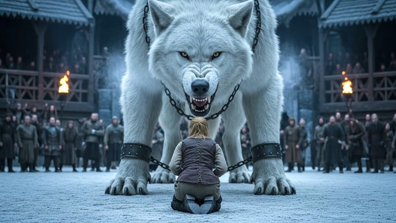El lobo blanco rechazó a todos durante años — hasta que la omega sirvienta se arrodilló ante él