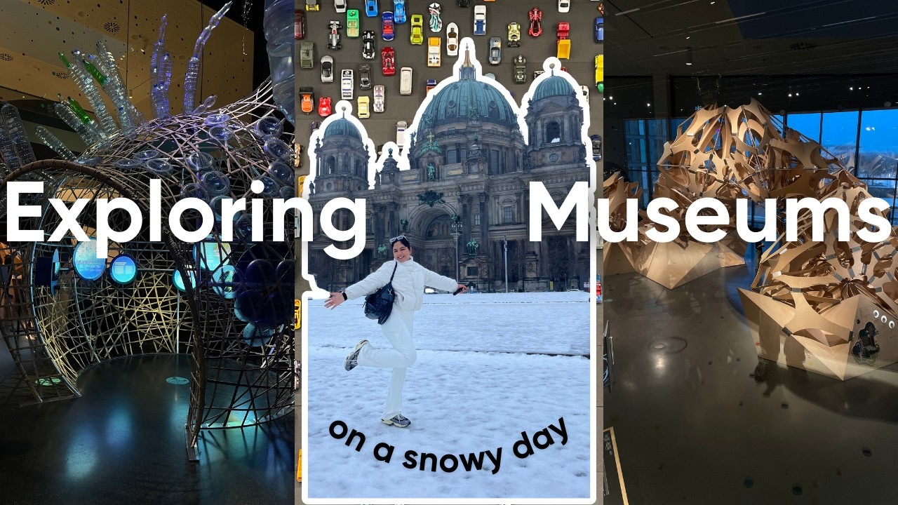 Berlin ke Futuristic 👽 museum ne hosh uda diye 😱🔥 #indianstudentsingermany #berlinvlog #snowday