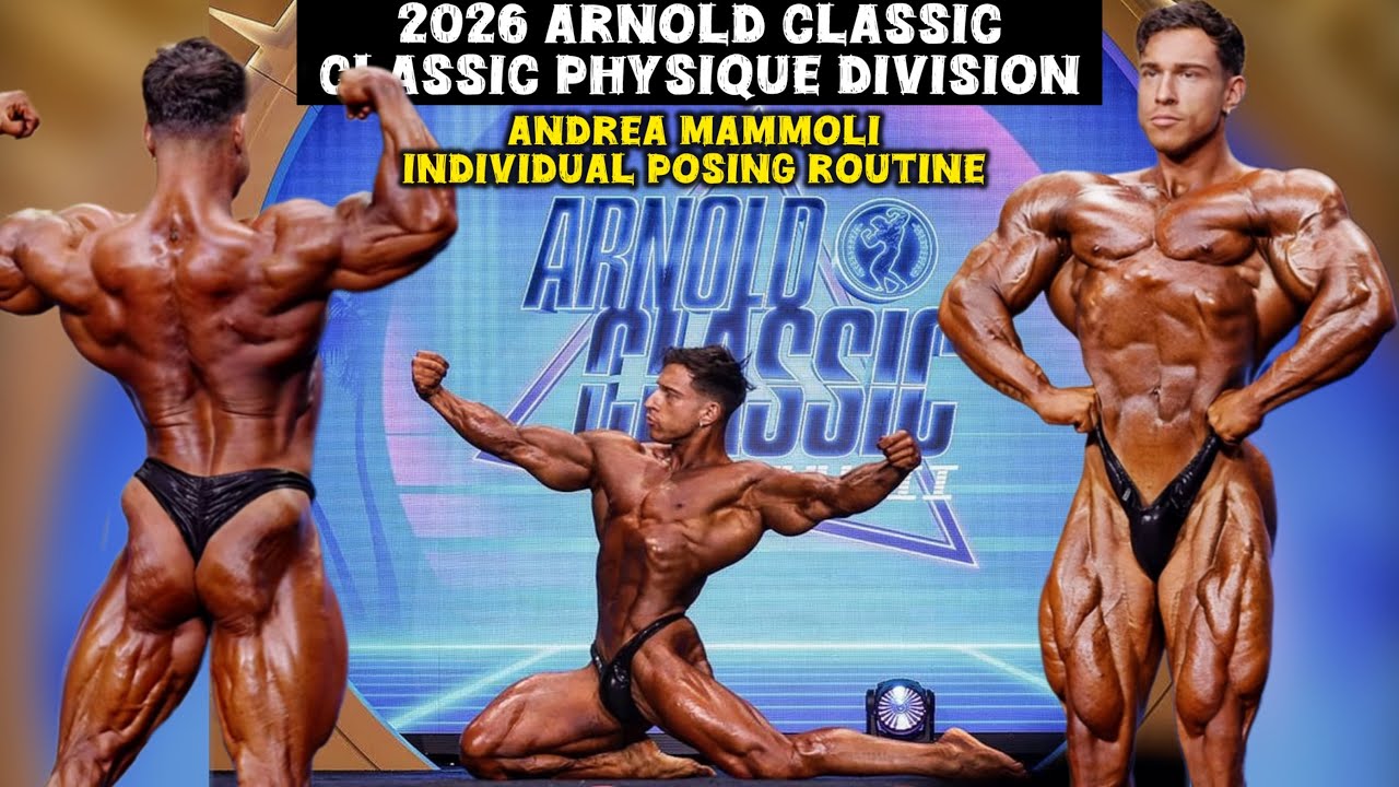 BEST POSER IN THE WORLD? 🏆 Andrea Mammoli 2026 Arnold Classic Routine