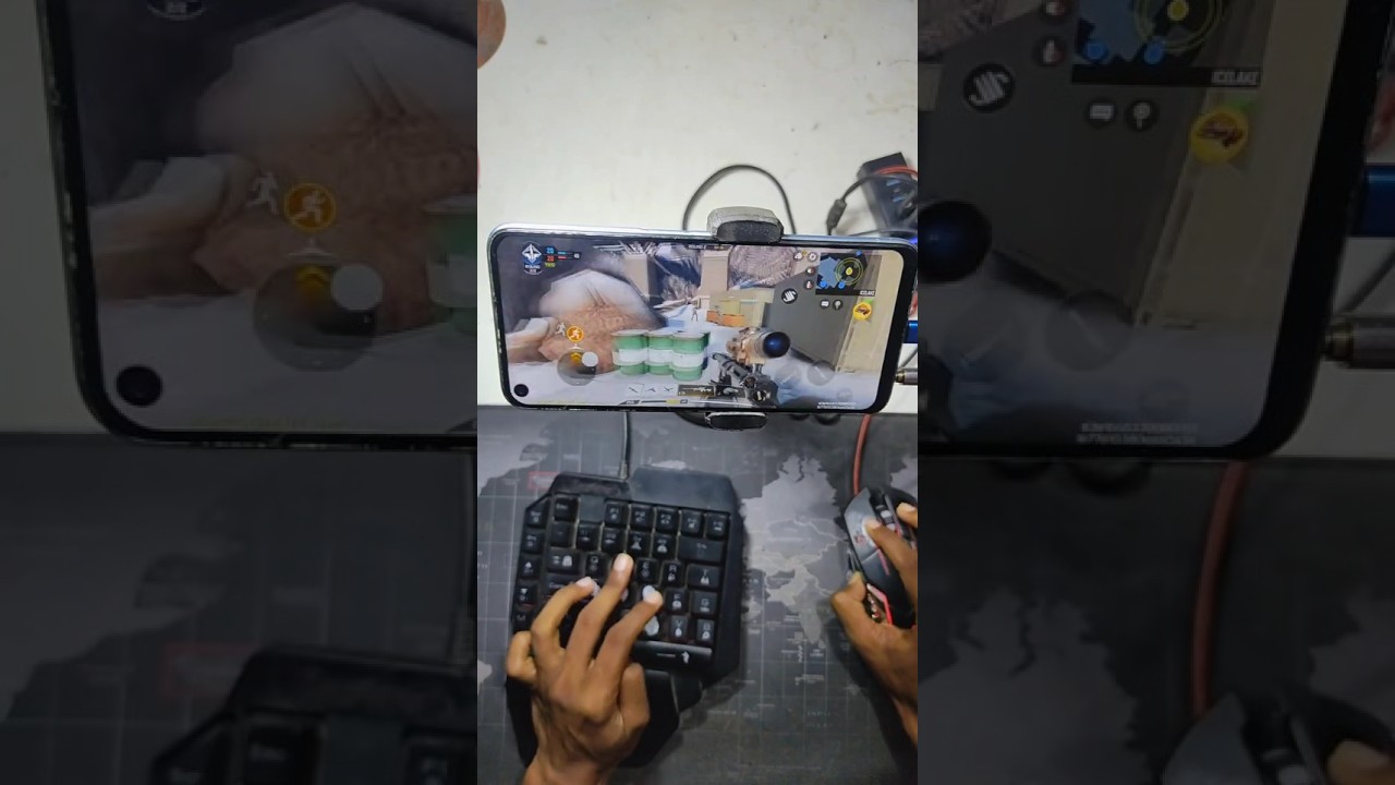 DLQ33 using a keyboard and mouse on phone #codm #gaming