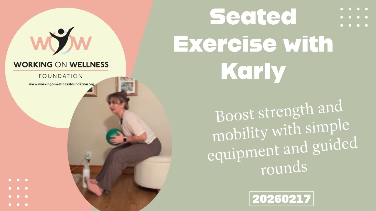 Seated Fitness Circuit with Karly | Ball-Based Resistance Training | Feb. 17, 2026