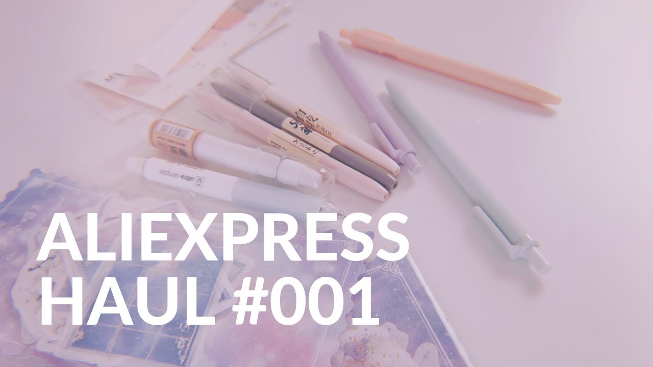 Aliexpress Stationery Haul #001