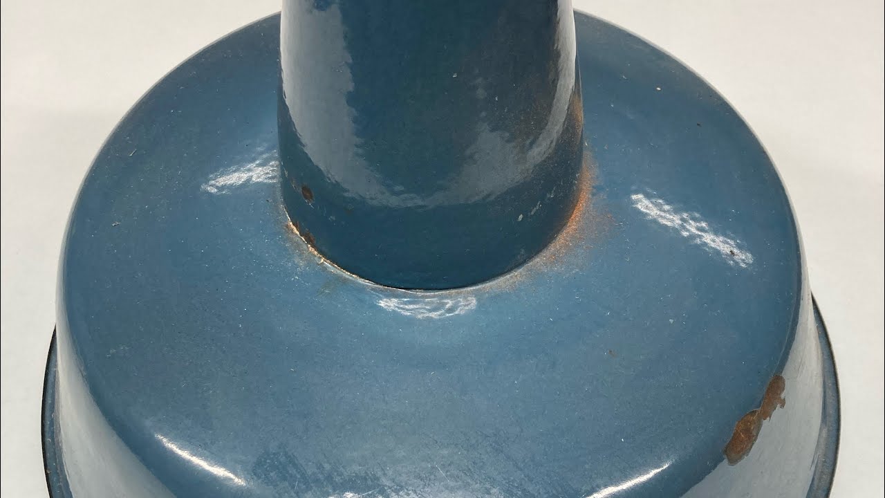 How to restore an enamel lamp