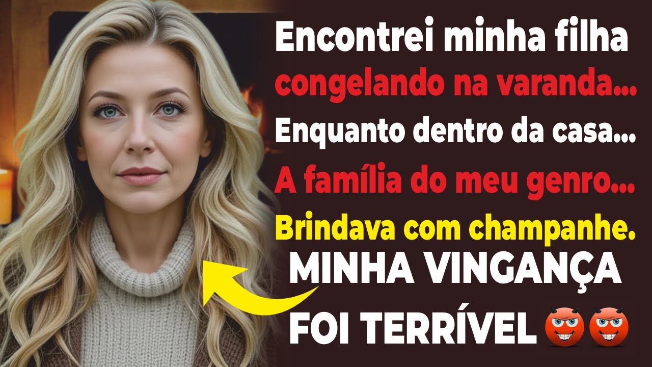 CHOQUE! Encontrei minha filha CONGELANDO na varanda enquanto a família do genro BRINDAVA FELIZ...