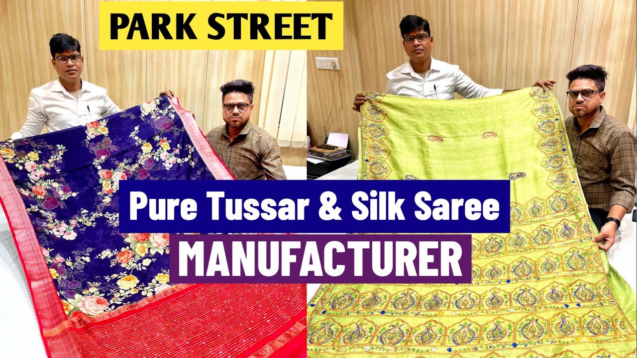 Pure Tussar Handwork & Digital Print Saree Manufacturer & Wholesaler - INDILOOM KOLKATA