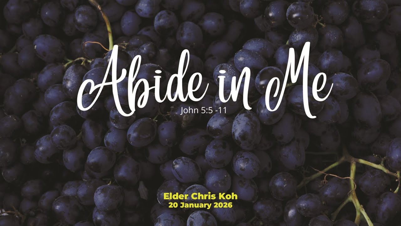 ARCHIVE: LSBC English Service - Sermon - 25 January 2026