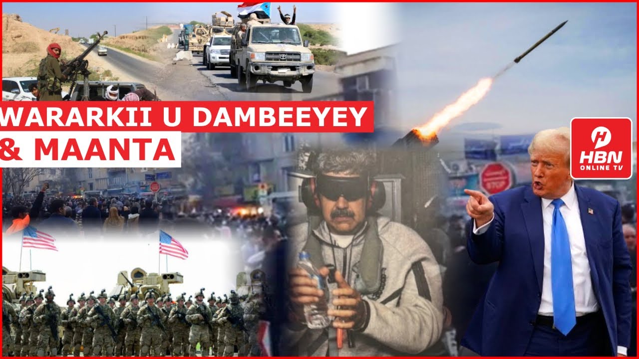 CIIDAMADII IMAARAADKU TAAGEERAYAY EE YAMAN LA BAACSANAYO + IRAN + VENEZUELA + KUURIYADA WAQOOYI