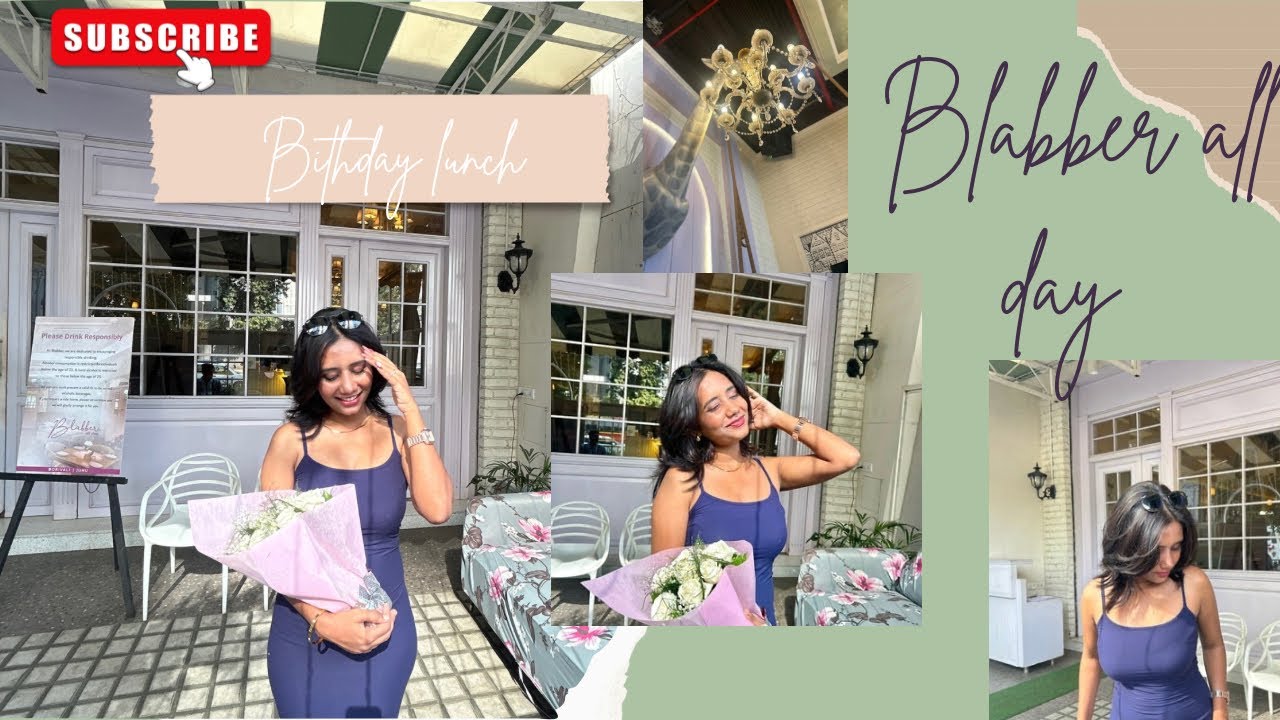Celebrated my birthday at blabber all day ❤️|Food and ambiance Review 💅🎀