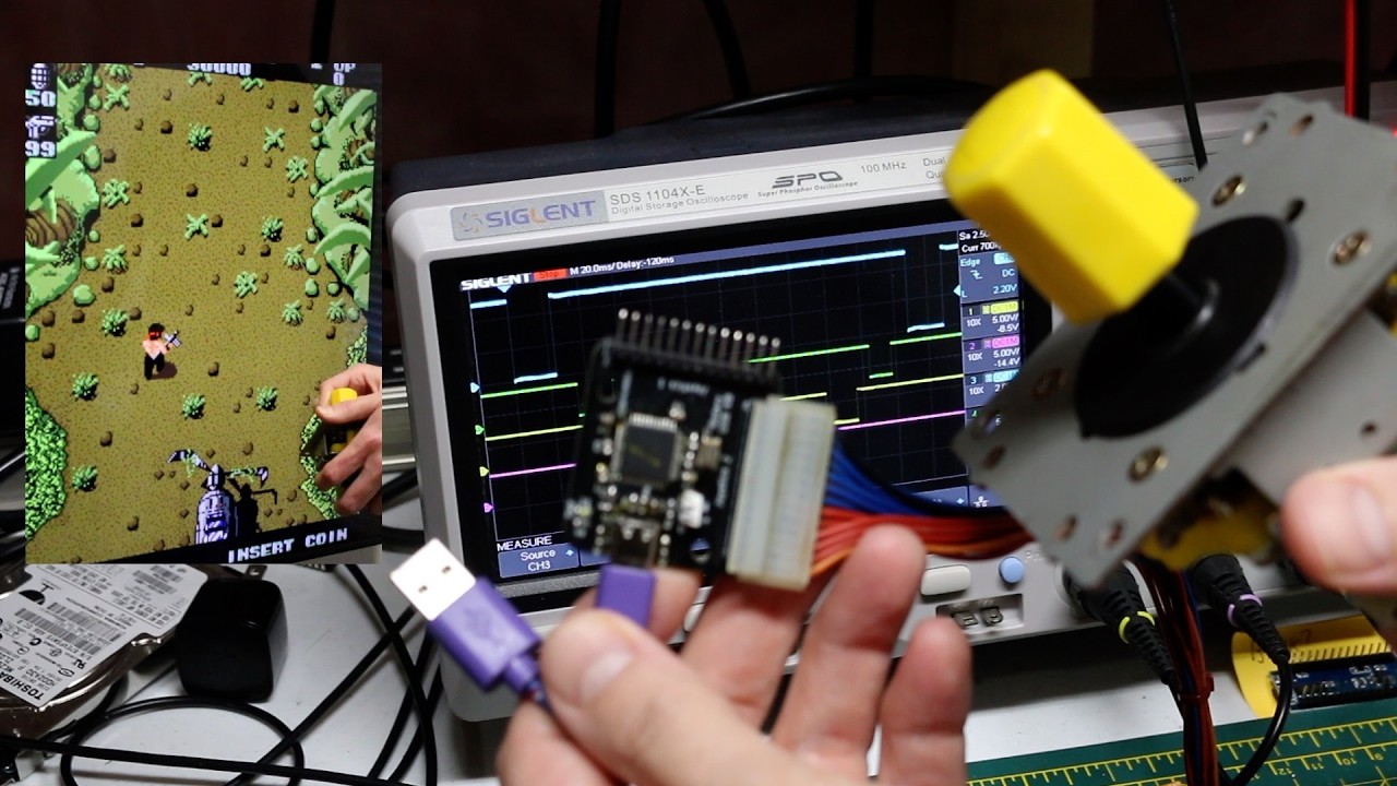 Rotary Joystick in Mame - Fine Tuning USB Keyboard Interface