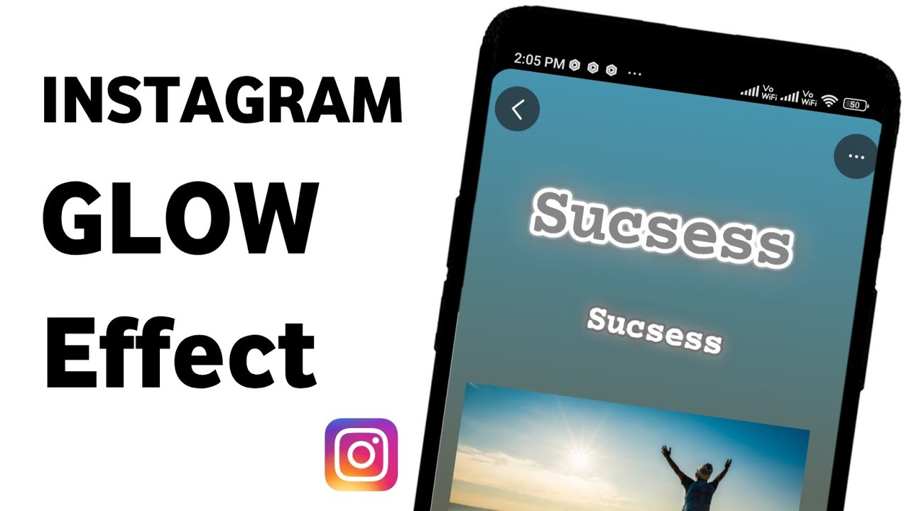 Instagram Story Text Glow | Instagram Story Glowing Text Effect