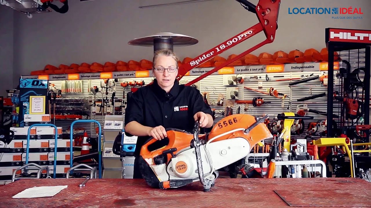 LOCATION IDÉAL - Problème de démarrage -Scie à béton STIHL TS-410/420