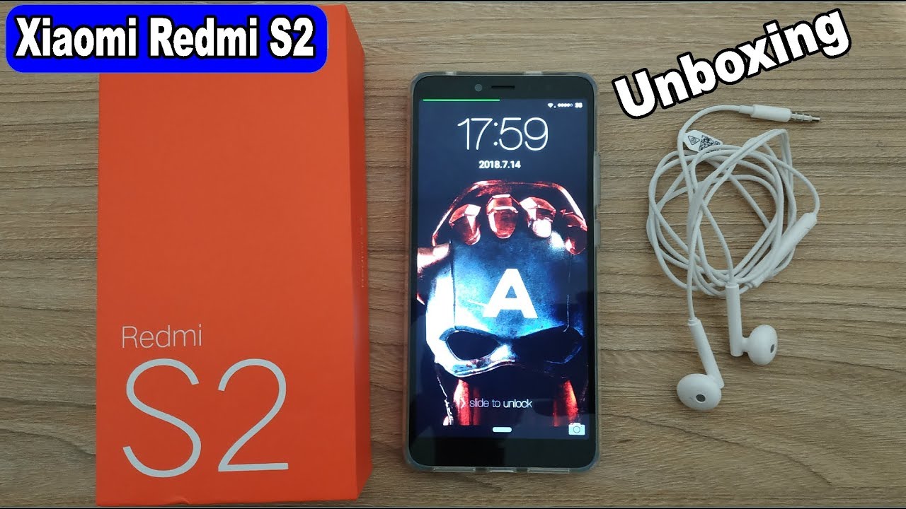 Xiaomi Redmi S2  Snapdragon 625 e HUAWEI AM115 Earphones  | UNBOXING