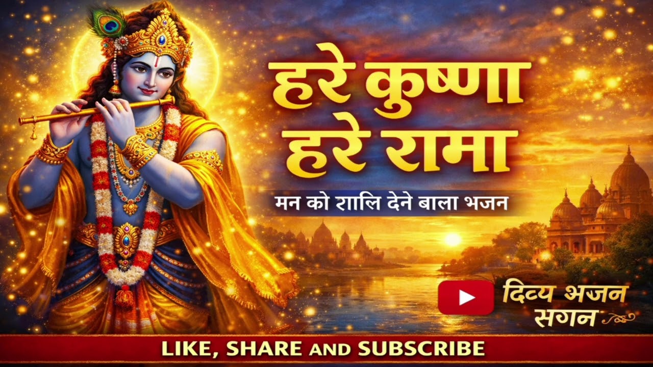 Hare Krishna Maha Mantra | श्री कृष्ण गोविंद हरे मुरारी |Mind Relaxing Bhajan |Meditation Music 2026