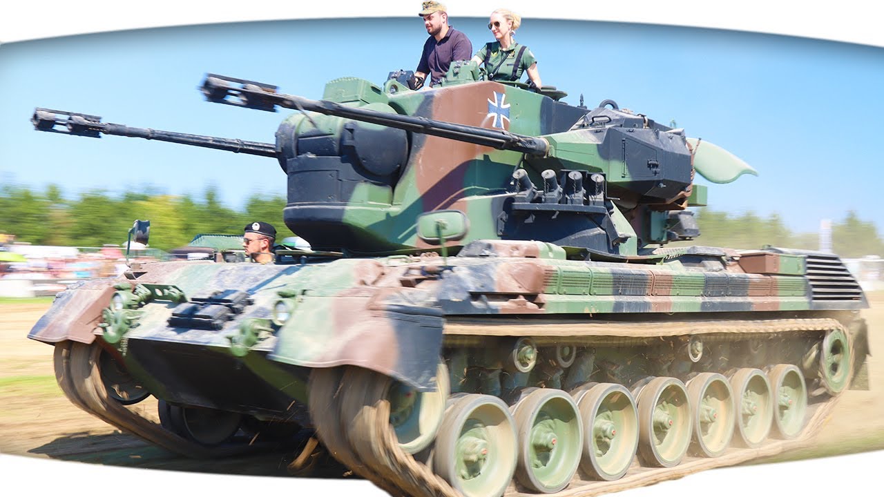 𝗚𝗘𝗣𝗔𝗥𝗗 Flak-Panzer Vorführung beim Museum Kiemele ► Heavy Steel - Seifertshofen 2023