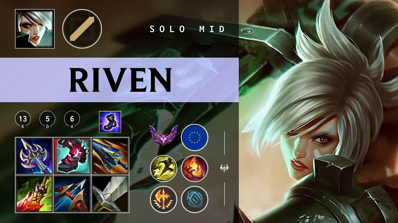 Riven Mid vs Aurelion Sol - EUW Master Patch 26.03