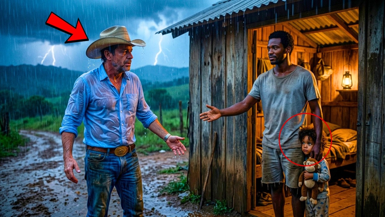 FAZENDEIRO RICO SE PERDEU NA TEMPESTADE... ATÉ UM PAI SOLTEIRO DESEMPREGADO OFERECER ABRIGO