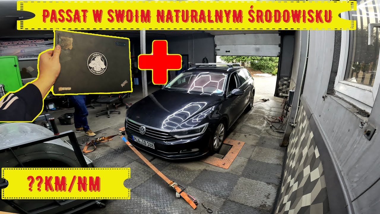 Chiptuning VW Passat B8 2.0TDI DFCA 190KM stage1 // mały vlog + reakcja  klienta