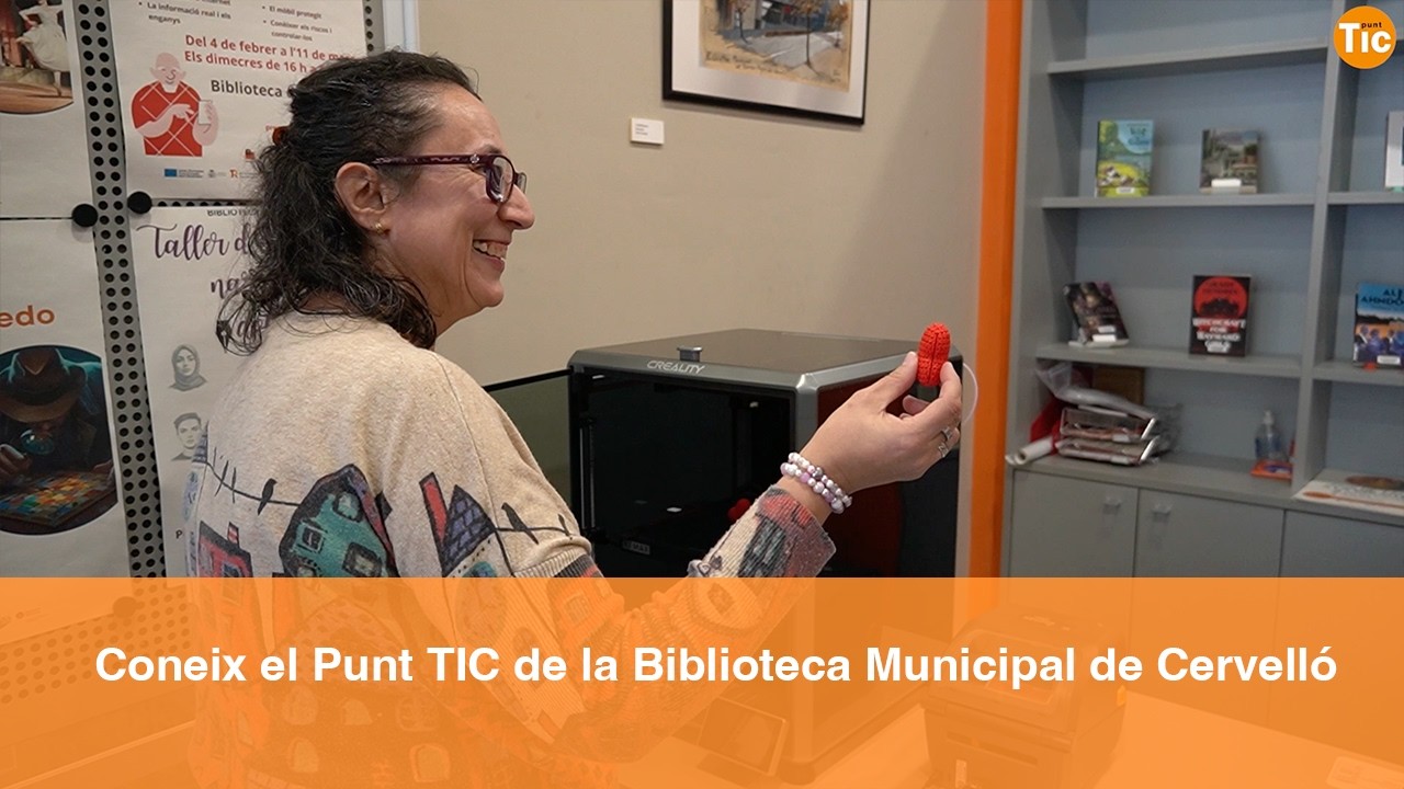 Descobreix el Punt TIC de la Biblioteca Municipal de Cervelló I Xarxa Punt TIC