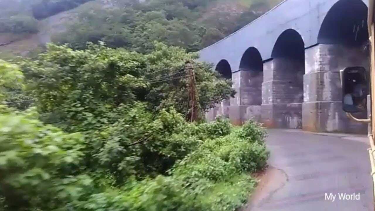Tenkasi to Thenmala KSRTC Bus Journey Through Western Ghats