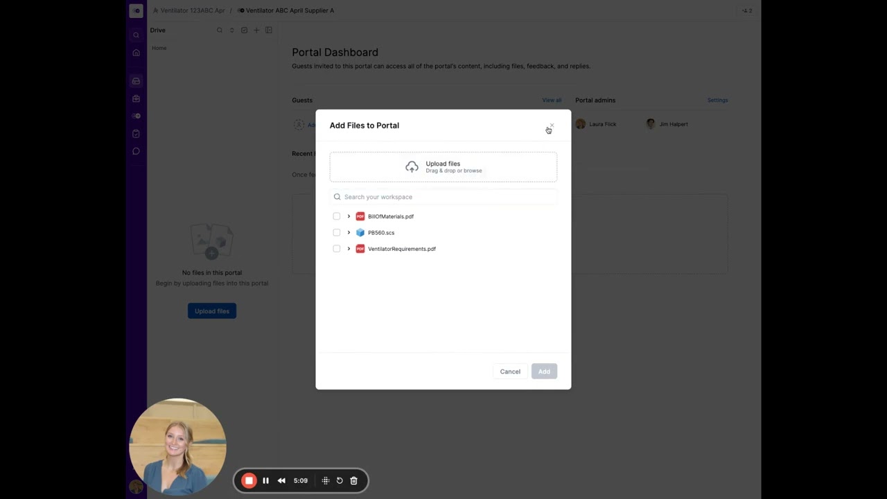 Part 7: Setting up a Portal for supplier reviews