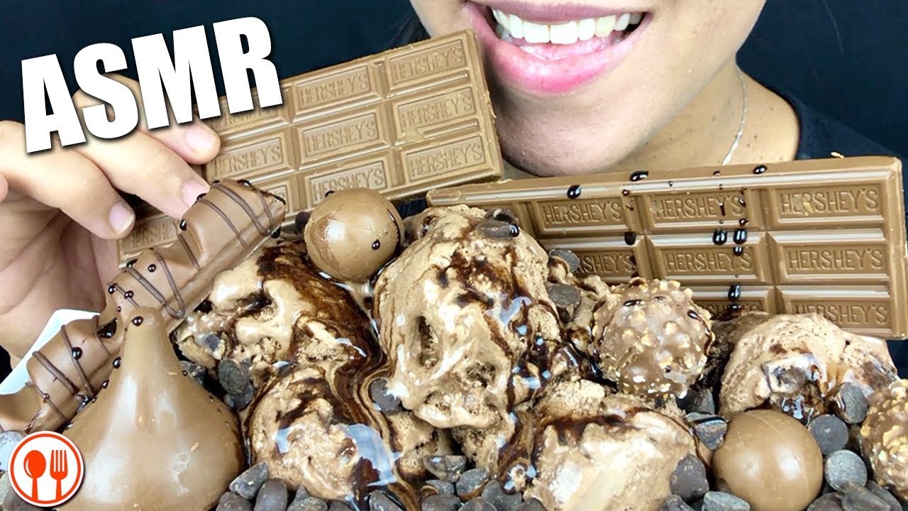 ASMR DESSERTS CHOCOLATE OVERLOAD 초콜릿 + 아이스크림 | LaniEats ASMR