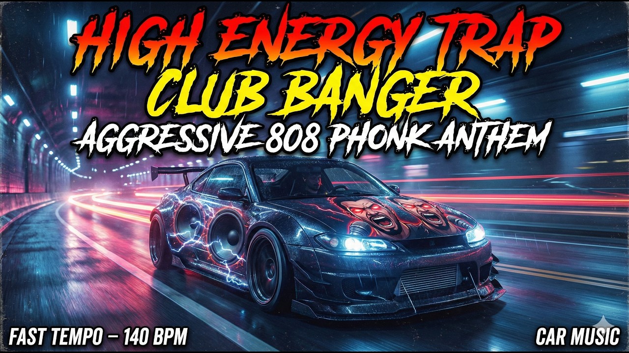 FULL SPEED | Aggressive Car Music (Bass Boosted) | High Energy Drift Phonk