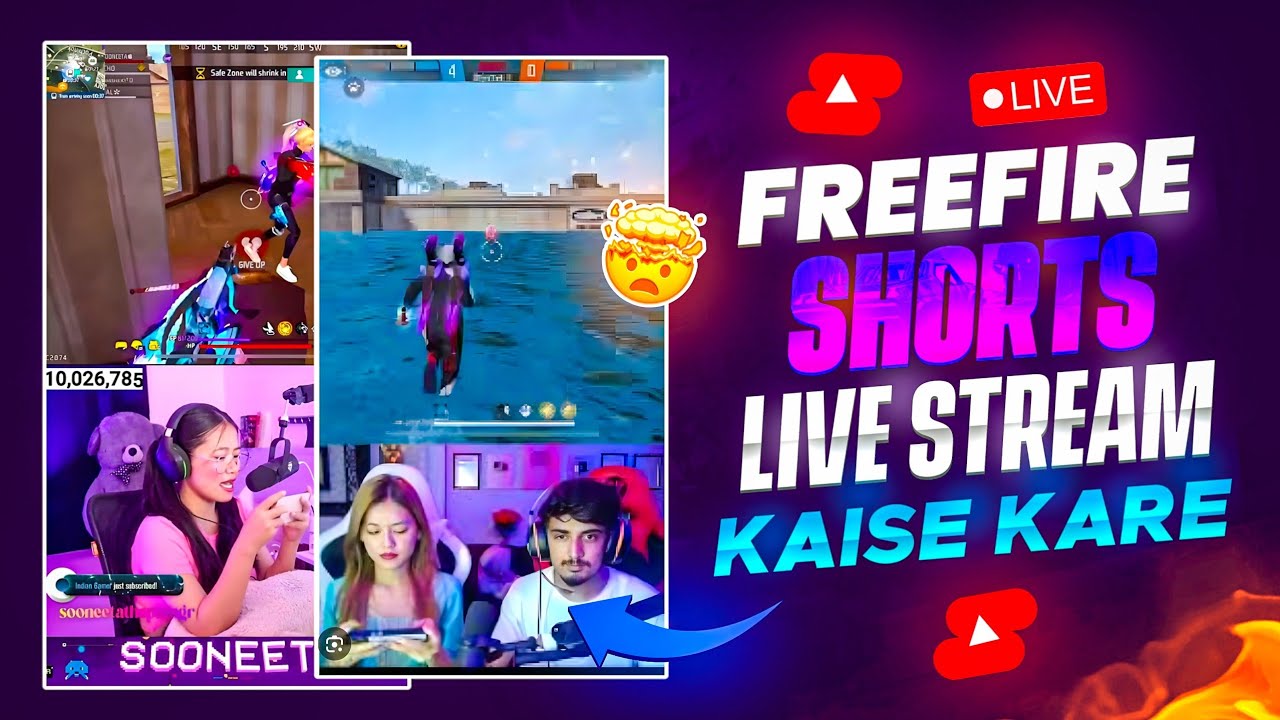 💥How to live stream in YouTube short feed🤩 | Free fire short live stream kaise karen ??!!..🤔 YFYT 