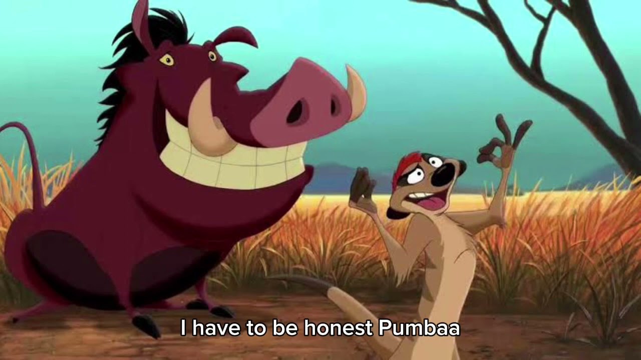 TIMON & PUMBAA - BUGWORMS WARTHOG WITH MEERKAT