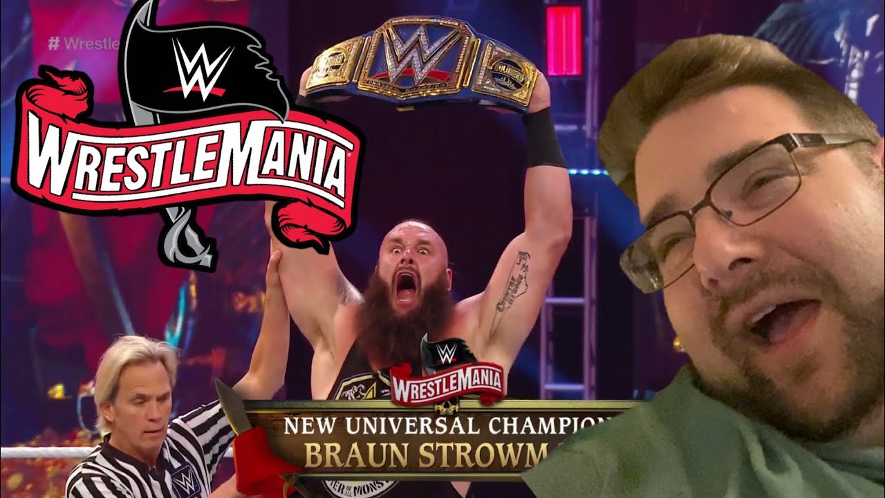 GRIMS WRESTLEMANIA 36 PART 1 REACTIONS! (The end is real and freaky)