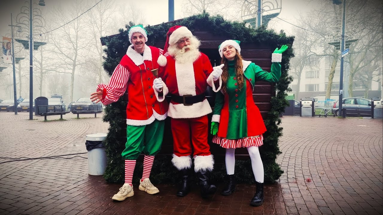 Gezellige kerstviering op Winkelcentrum Vinkhuizen trekt talloze bezoekers