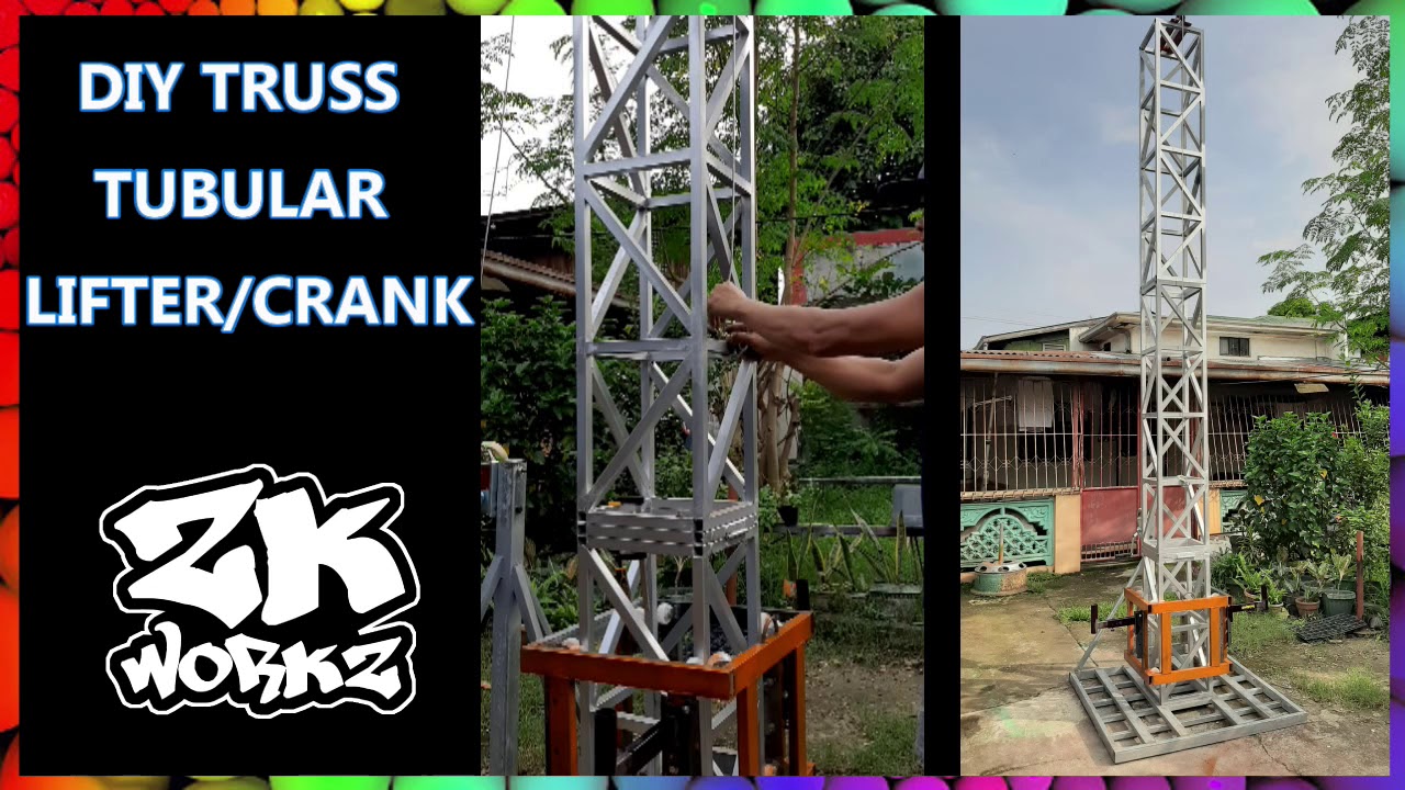 DIY Tubular Truss with Lifter Crank short video