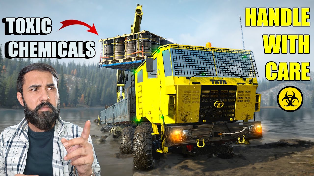 Tata LPTA 8x8 in Action | Extreme Disaster Recovery Operation ☣️⚠️ !