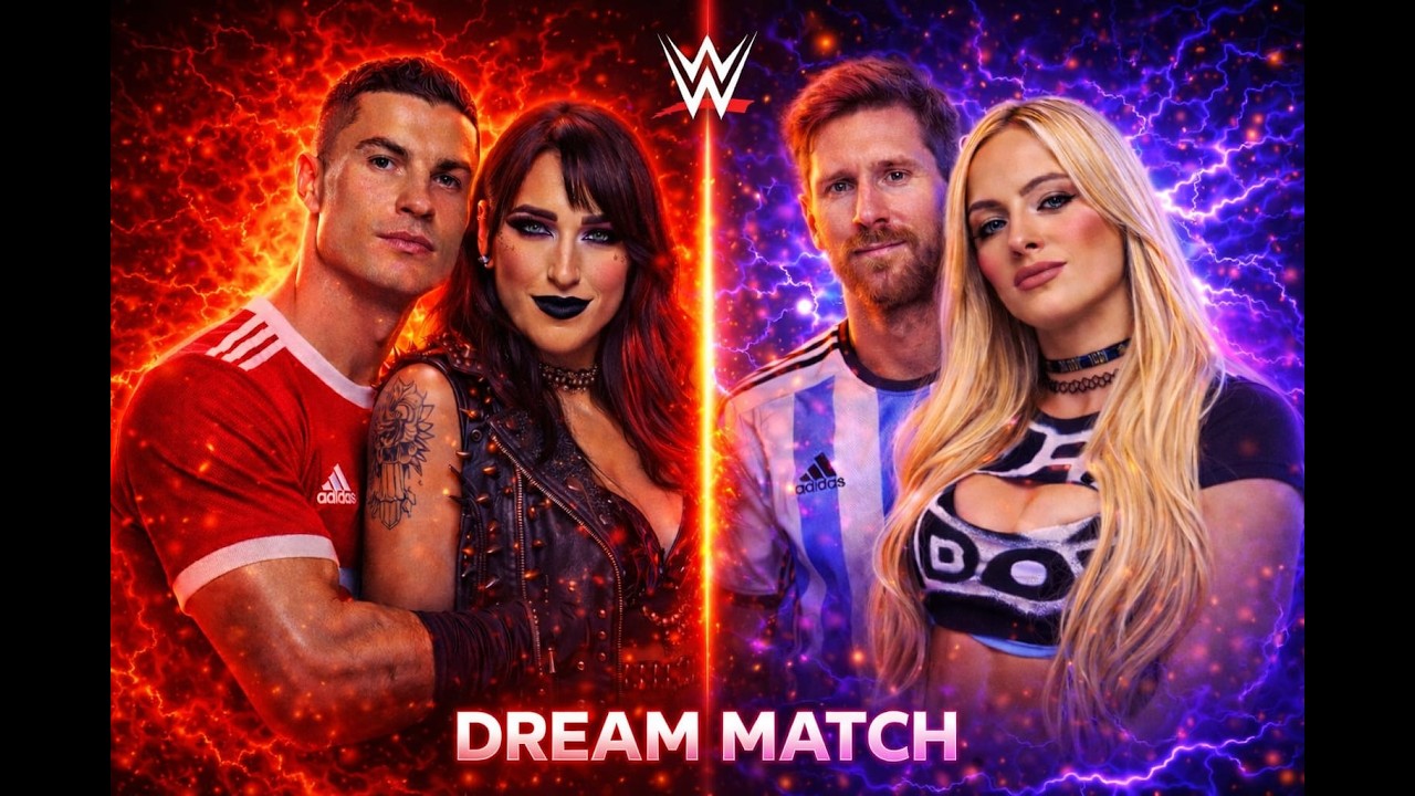 Ronaldo & Rhea VS Messi & Liv | Live Match 1 #messi  #shortslive #CR7 #messi #shorts #shortsfeeds