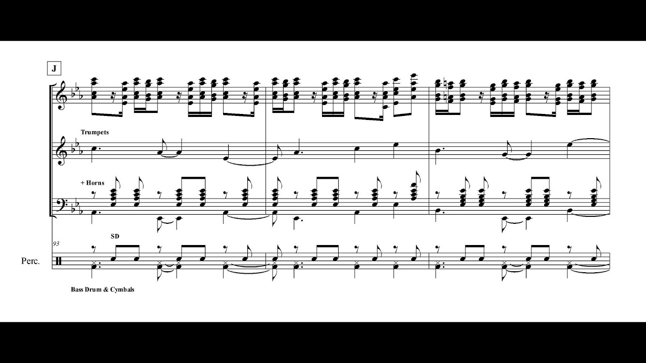 SCORE STUDY #9: ESPRIT DE CORPS (Robert Jager)