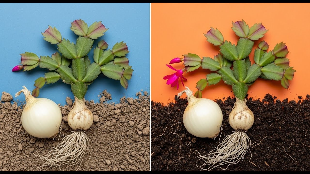 Surprising Trick How Garlic Can Help You Propagate Your Christmas Cactus Fast